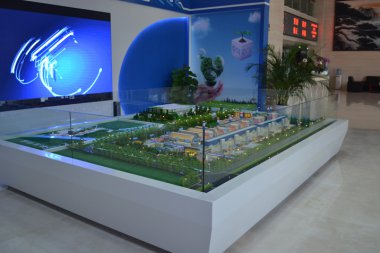 珠海橫琴熱電沙盤模型